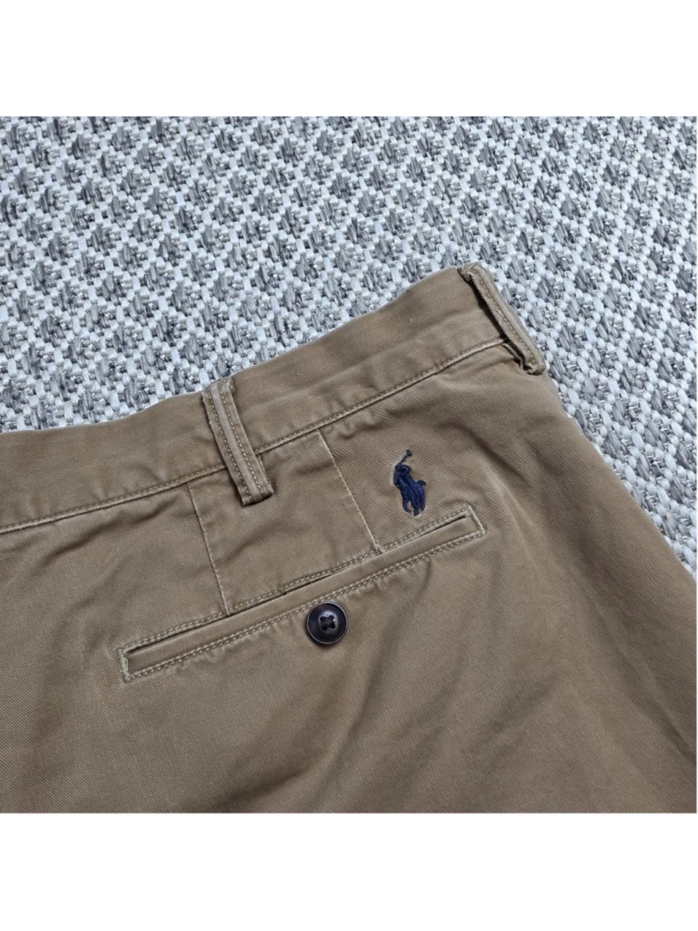 Polo Ralph Lauren The Polo Chino Shorts Mens 36 Stretch Classic Fit Khaki Tan